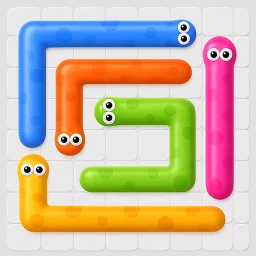 Symbol von Peck Snack: Worm Arrow Puzzle